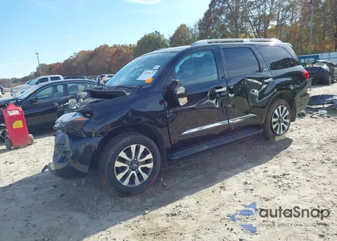 2021 Toyota Sequoia Limited from USA, damaged, VIN 5TDFY5A18MS075510